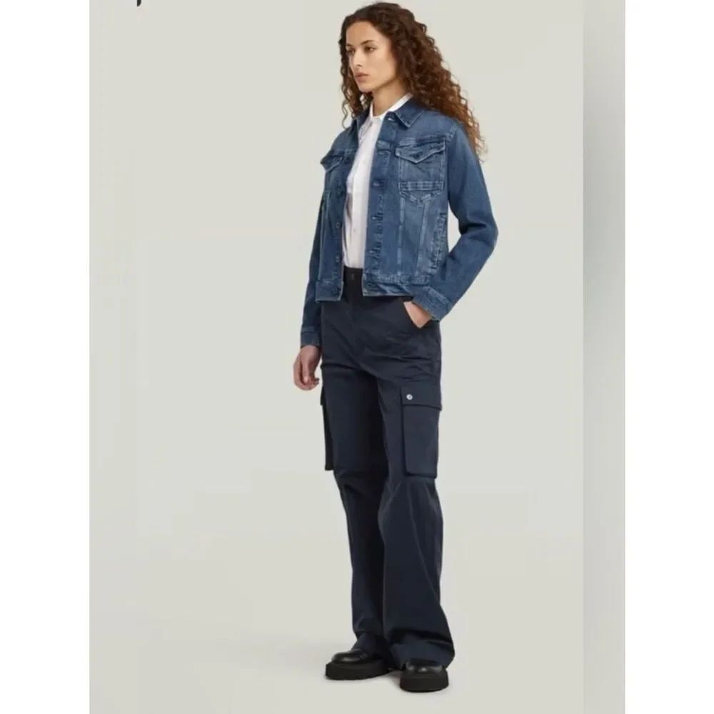 $130 NWT G-Star Raw Denim Jean Jacket Stretch Denim Medium NWT